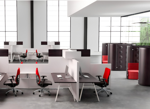 modern office setting