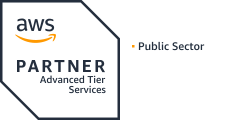Badge showing Ergo is an AWS advanced Partner